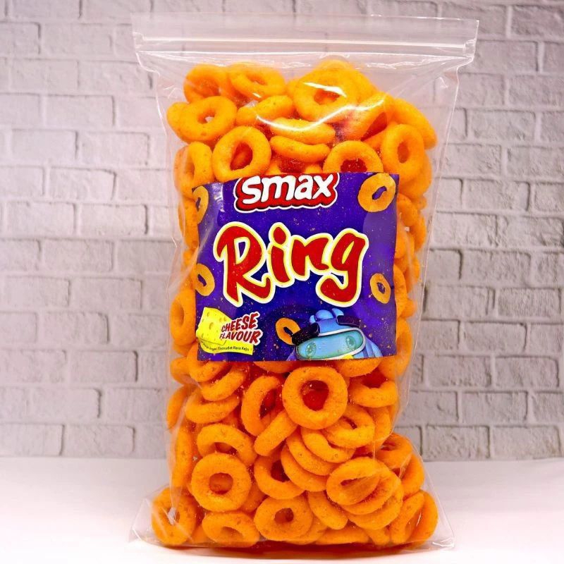 

Snack Smax ring rasa keju 200gr smaxring jajan kiloan termurah