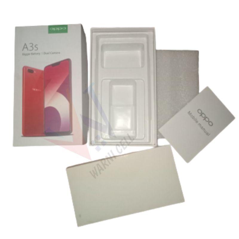 Dus Box  Kotak Oppo A3S RAM 6 Plus Charger Original Oppo