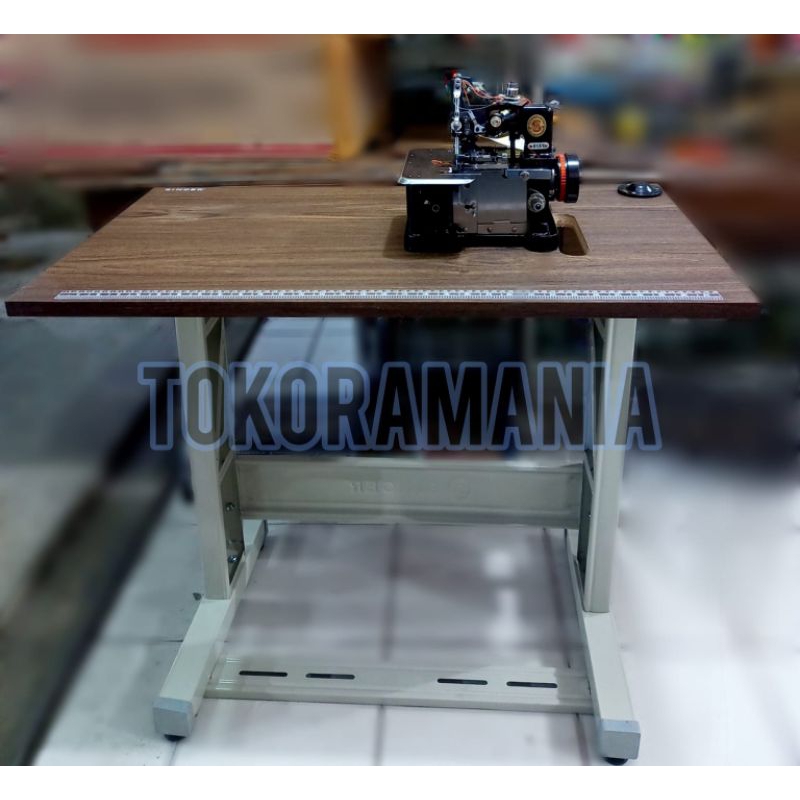 Mesin Jahit Obras SINGER 81A1 FULL SET dengan Meja Kaki