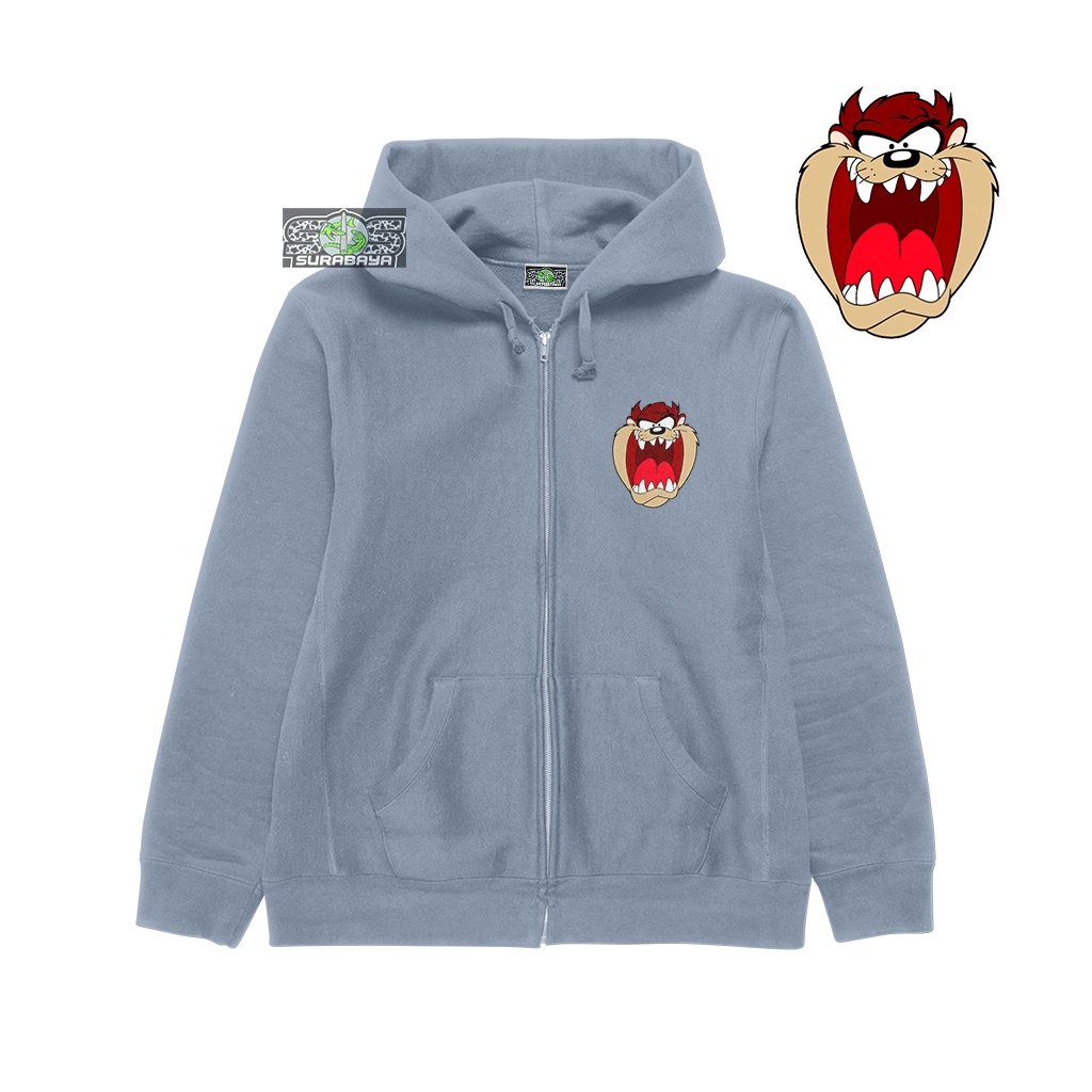 COD Jaket Anak Laki Laki Hoodie Anak Perempuan Polos Zipper Cowok Cewek Motif TAZMANIA DEVILS HEAD U