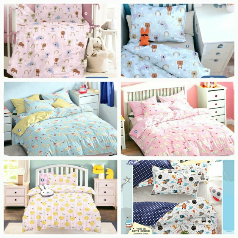 Kain bahan sprei merk Bintang kecil