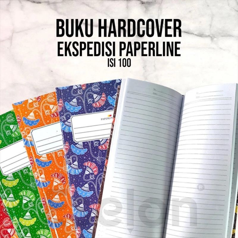 

Buku tulis Hardcover Ekspedisi - Expedisi paperline 100 lbr