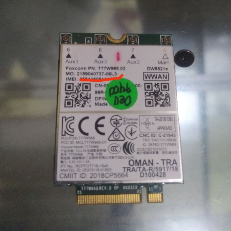 Modul Modem Rakitan dw5821e