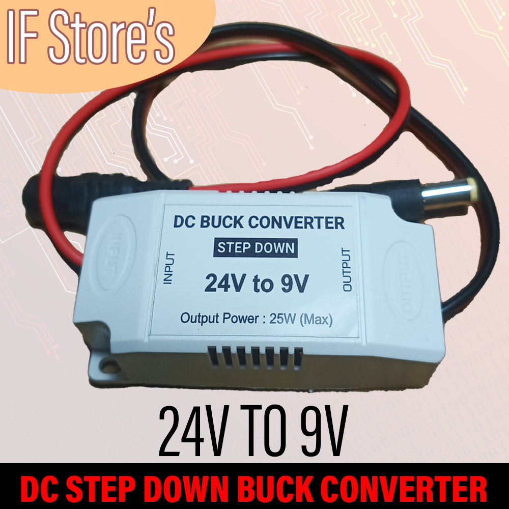 DC STEP DOWN 24V TO 9V 25WATT BUCK CONVERTER