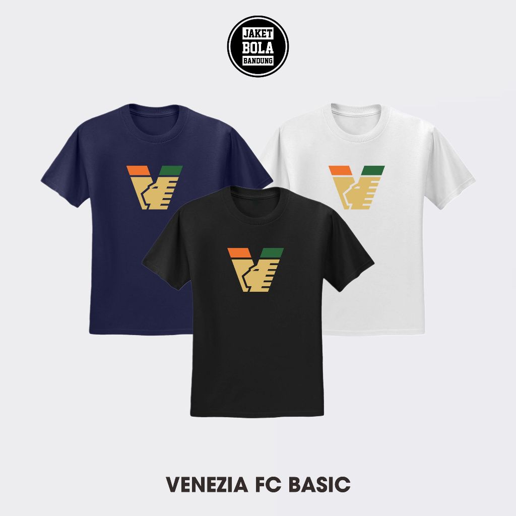 KAOS VENEZIA FC BASIC LOGO TSHIRT BOLA PRIA K15