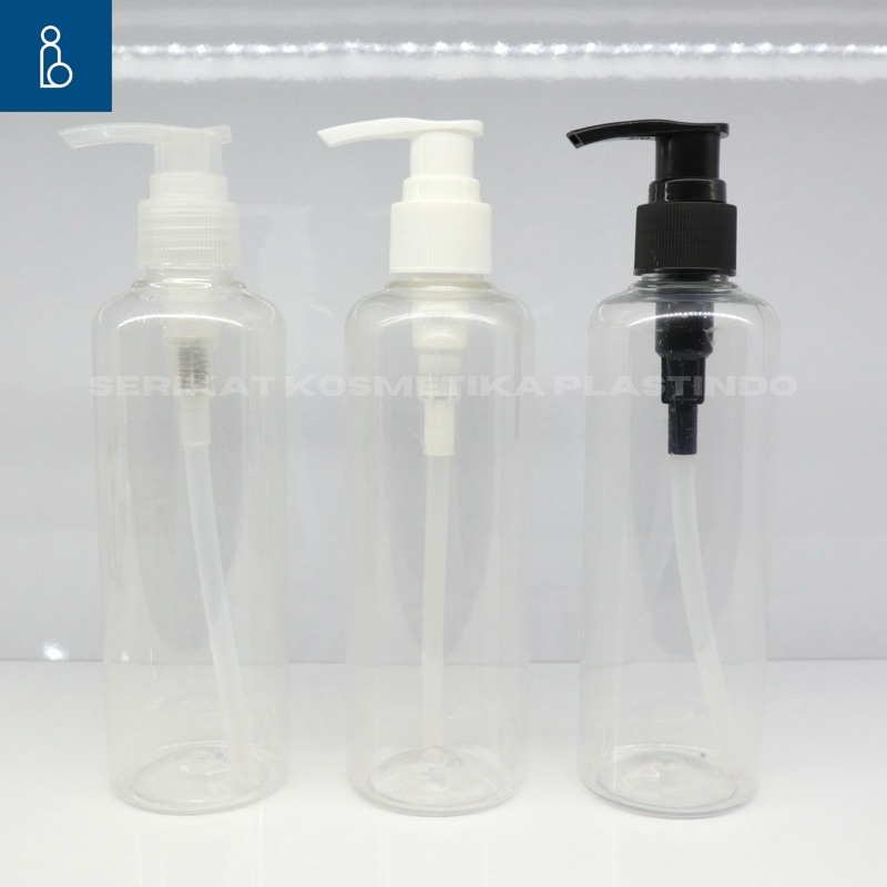 BOTOL PET PUMP 250ML TUTUP PUMP NECK 24 / BOTOL PLASTIK PUMP 250ML / PUMP 250 ML