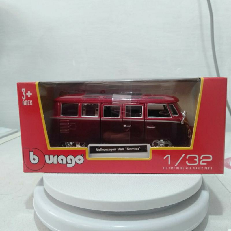 Burago volkswagen van samba shell 1:32