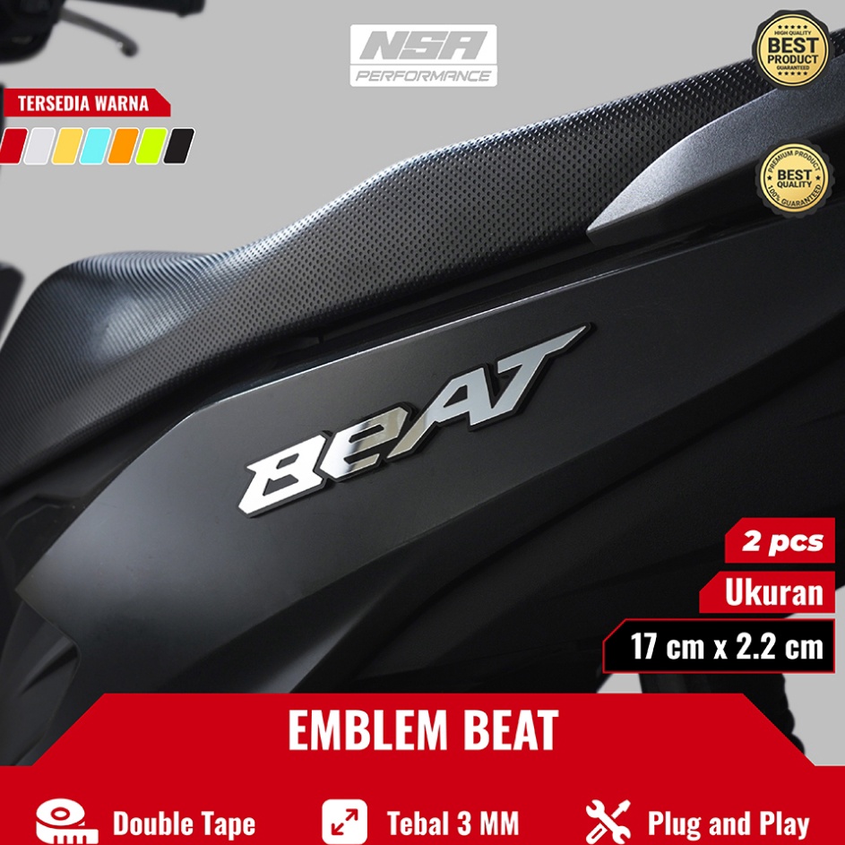 sh NSA EMBLEM BEAT TIMBUL EMBLEM TIMBUL MOTOR BEAT LOGO BEAT TIMBUL STIKER BEAT