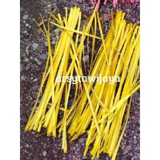 IRATAN BAMBU ANYAMAN/ AYARAN WARNA WARNI/ IRATAN BAMBU CAPING PRAKARYA