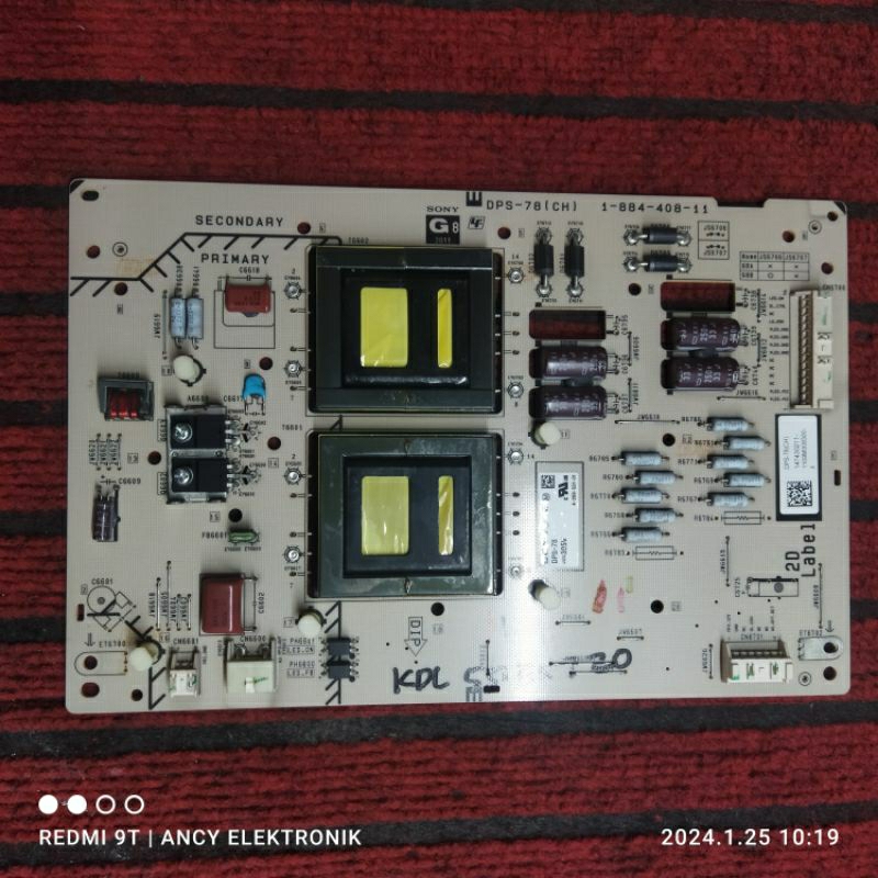 POWER INVERTER DRIVER TV SONY KDL-55EX720 - KDL 55EX720