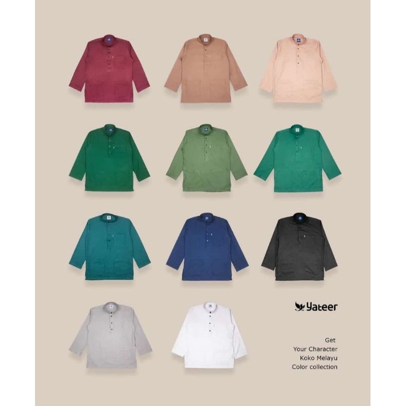 Baju taqwa Koko MELAYU | Kurta MAROKO YATEER | Model Maroko Dalwa