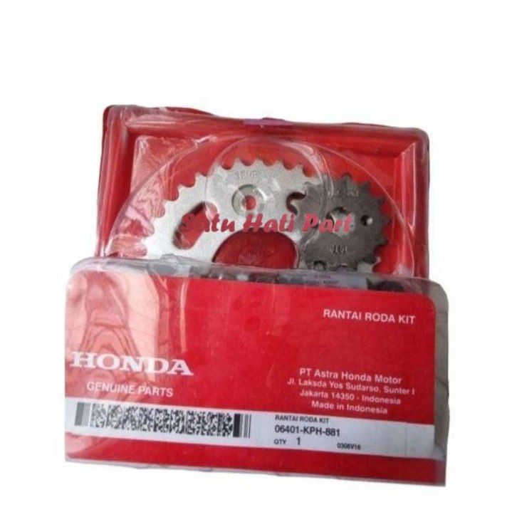 GEAR SET / GIR SET GEAR PAKET KARISMA, SUPRA X 125 HONDA 06401-KPH-881