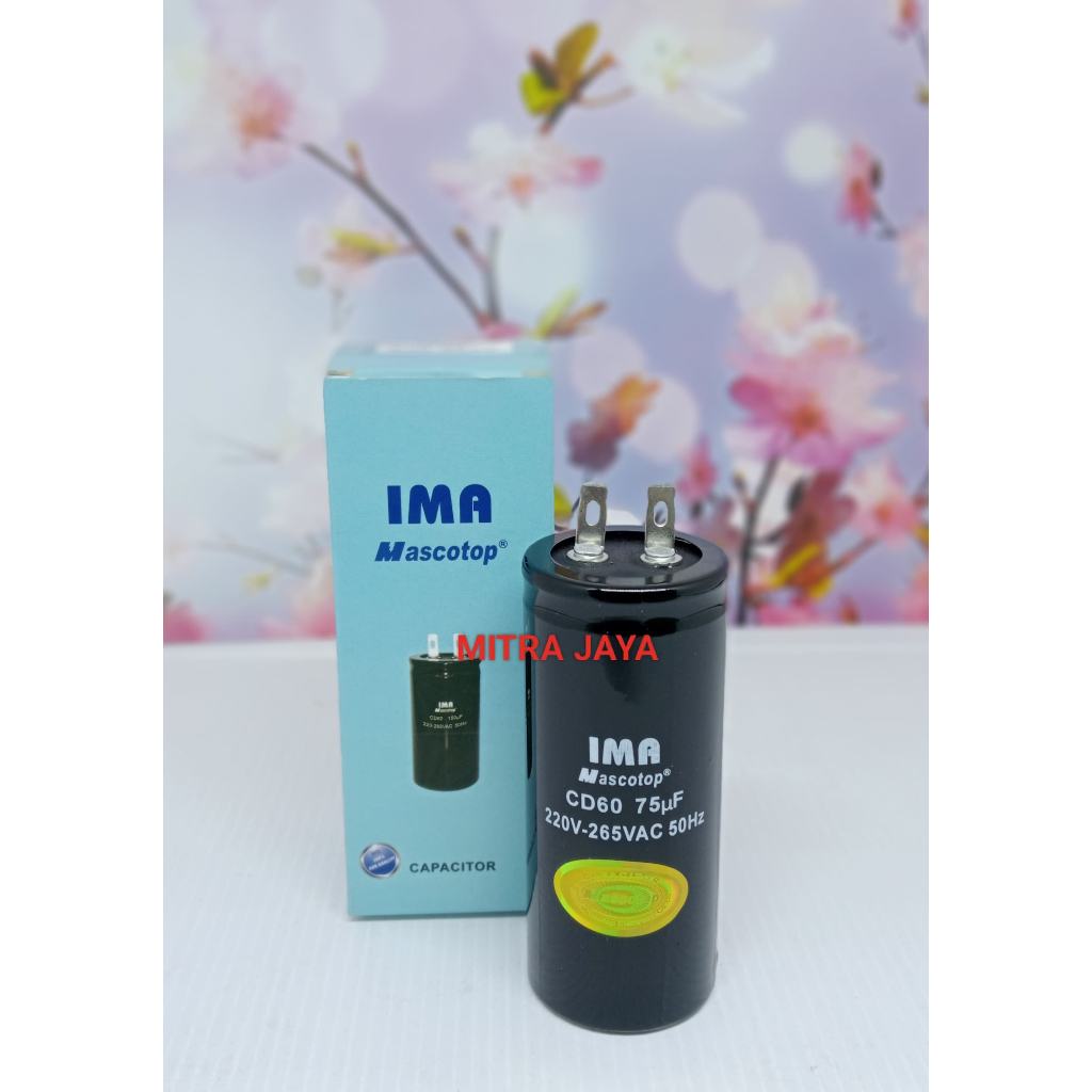 Kapasitor 75UF IMA Mascotop / Capacitor