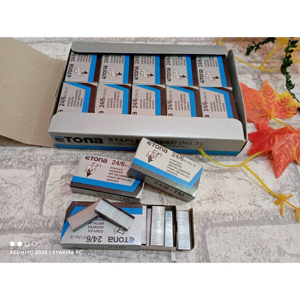 

1 Pcs Isi Staples Etona No 3 24/6 6 mm