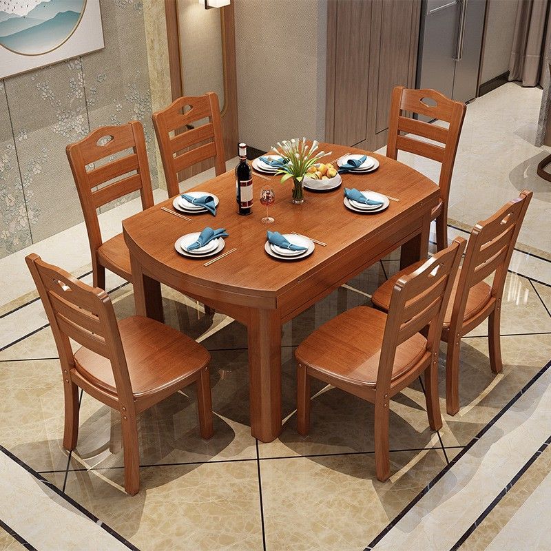 Set Meja Makan 6 Kursi Kayu Jati Model Minimalis Desain Mewah Dan Elegan