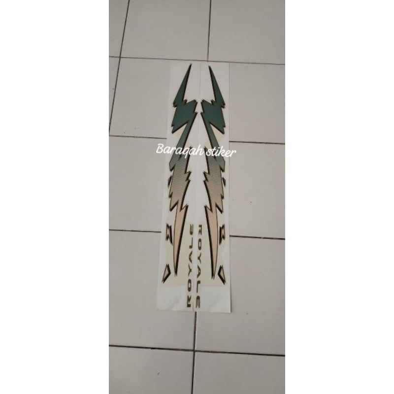 striping body stiker mobil panther royale/ panther royale petir