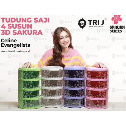 

saji susun non rakit merek tri j