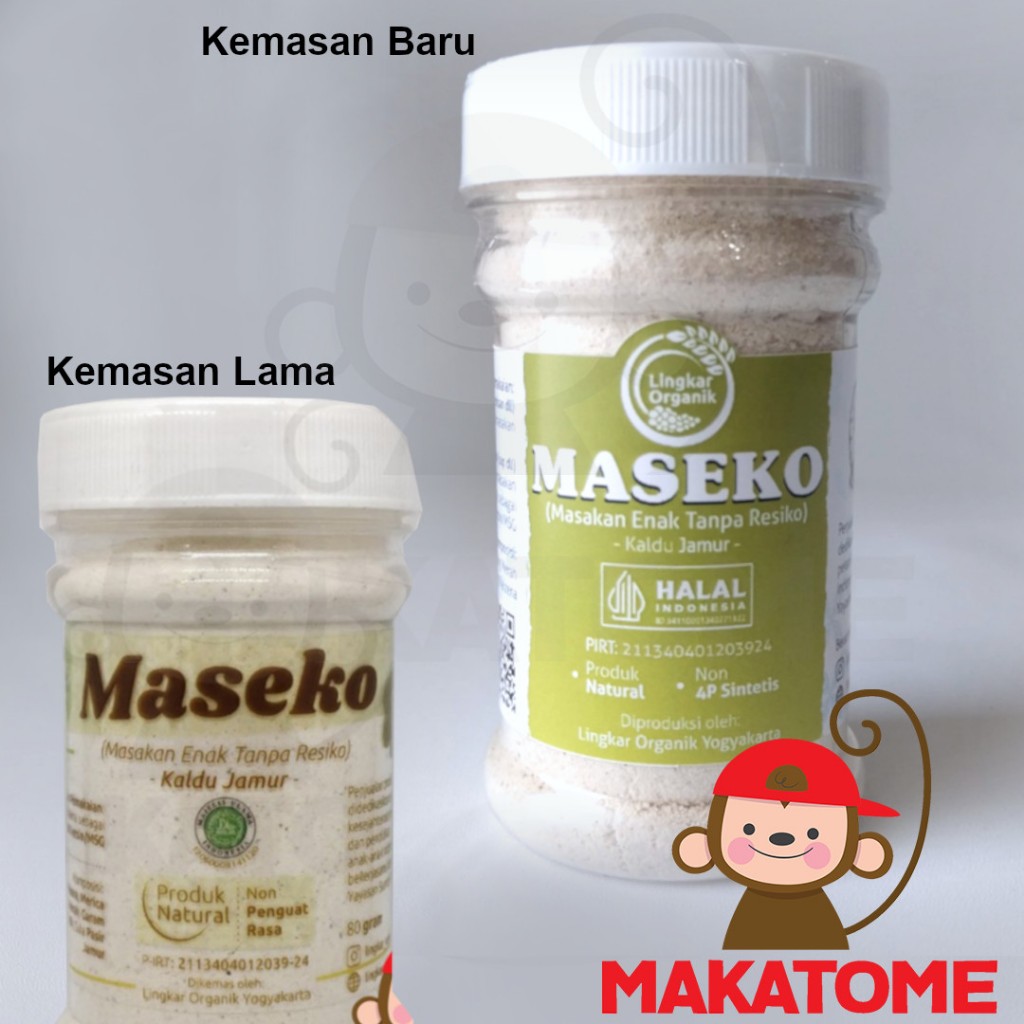 

Lingkar Organik Maseko Kaldu Jamur 80gr Botol 80 gr penyedap rasa organic mushroom stock