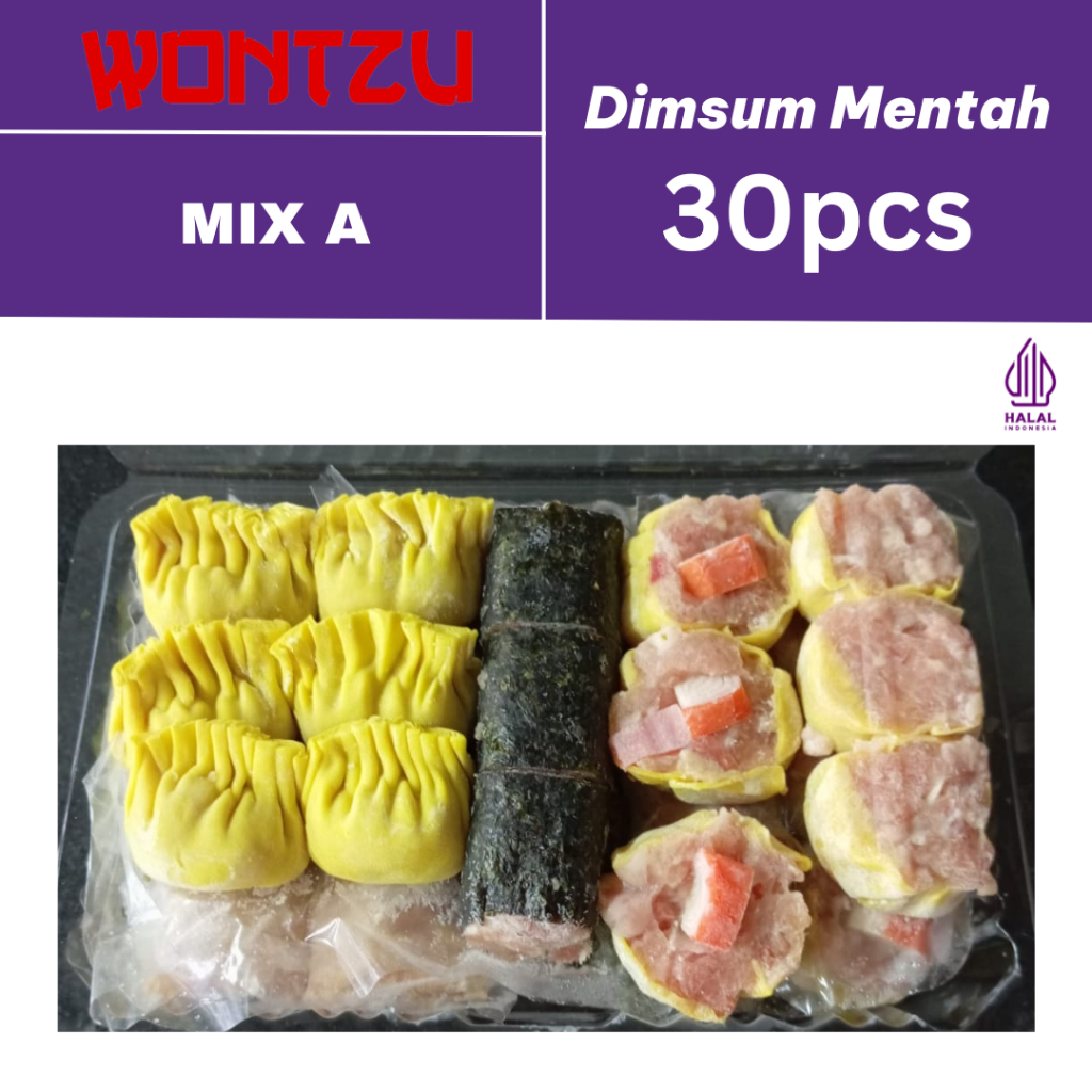 

Mix A (Siomay Ayam, Lumpia Kulit Tahu Udang, Siomay Nori, Siomay Kepiting, Hisitkau) 30 pcs - 100% Halal