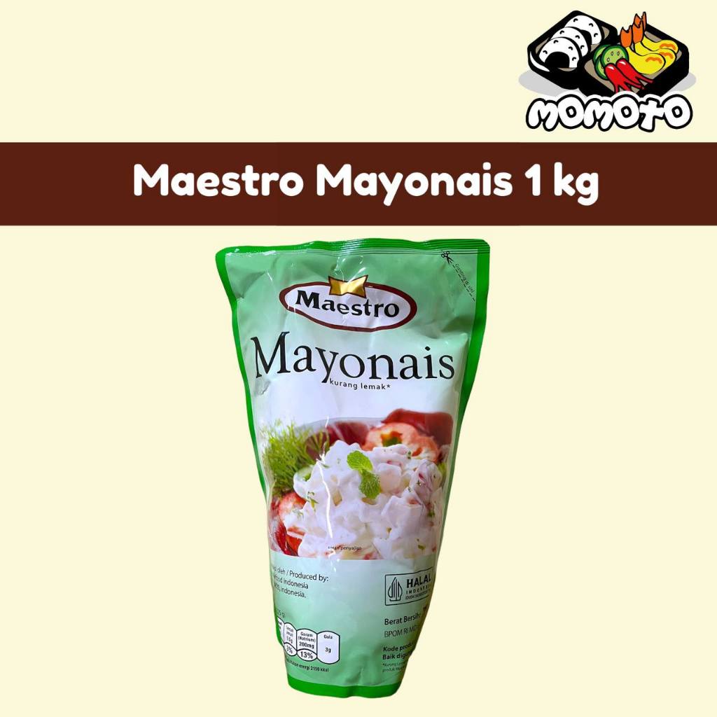 

Maestro Mayonais 1 kg 1000 gram Original Halal Mayo Mayones Mayonnaise