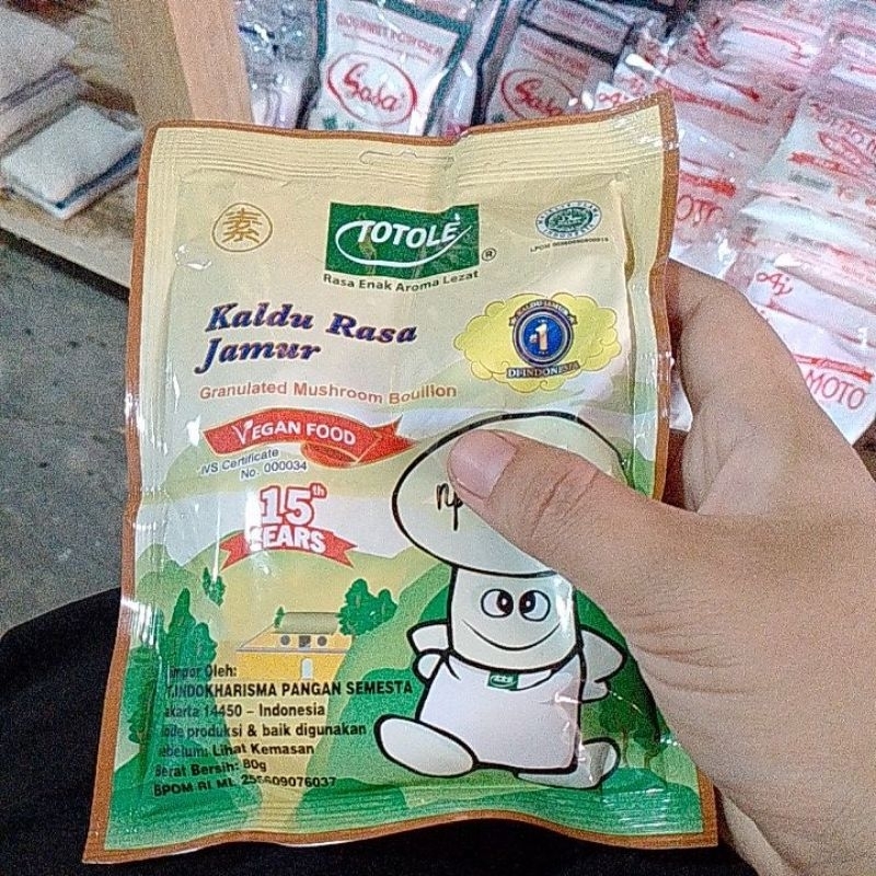 

Kaldu Jamur Totole 80gr