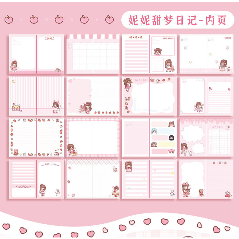 

Eternal Summer Journal A5 / Journal Pop Up / NotLucu/Diary Lucu / Buku Tulis Catatan Karak RB9