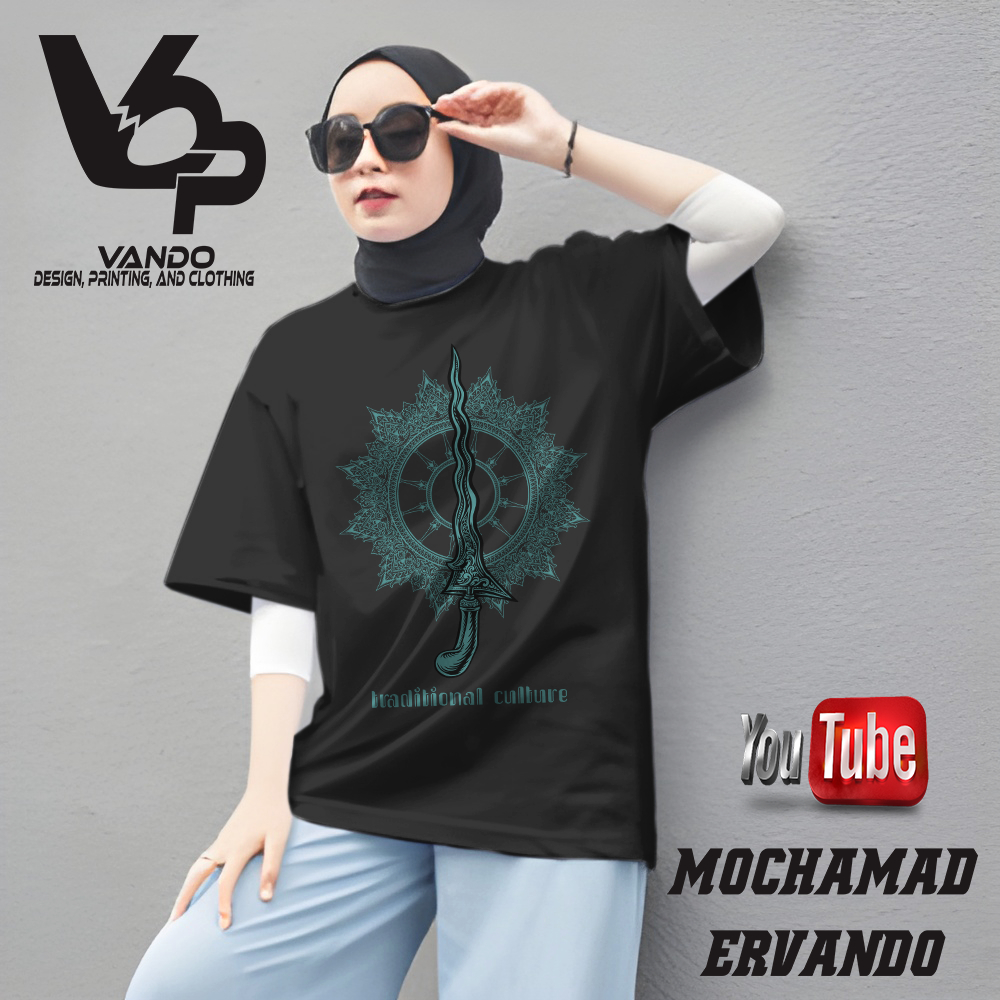 Kaos Jawa Keris Traditional Culture