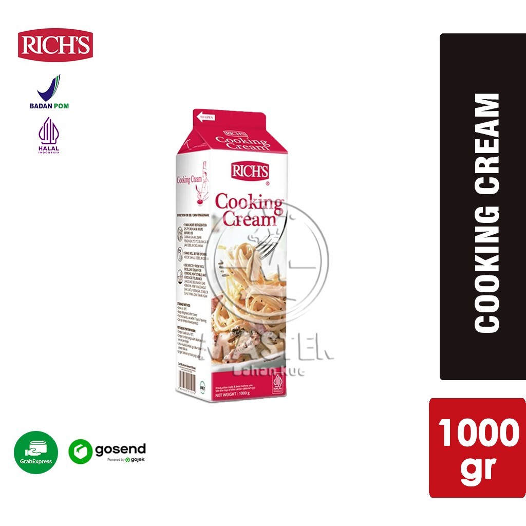 

Krim Richs Cooking Cream / Krim Masak 1000 gr [KHUSUS INSTANT]