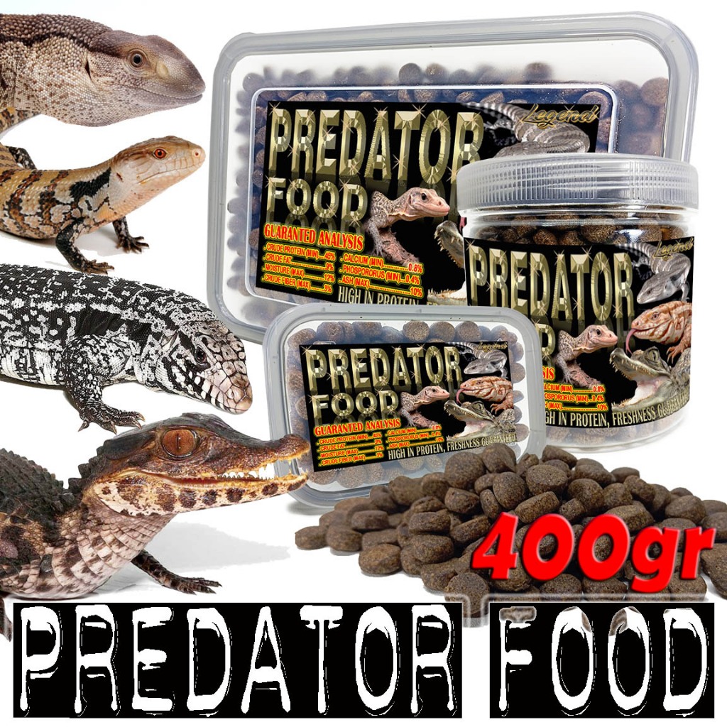400GR PREDATOR FOOD PELET MAKANAN DIET REPTILE TEGU KURA CST AST TURTLE ALIGATOR BIAWAK VARANUS SALV
