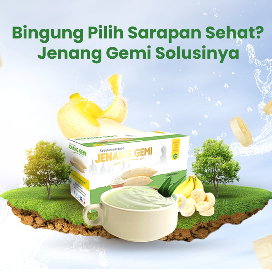 

Rekomendasi herbal asam lambung/gerd/maag/tukak lambung- Jenang Gemi Box Kecil Rasa Pisang