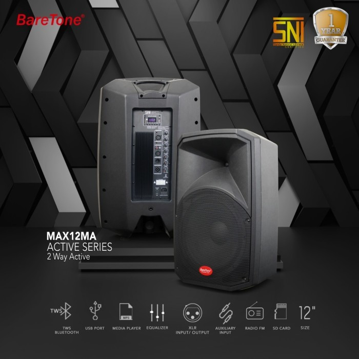 BARETONE SPEAKER AKTIF MAX12MA