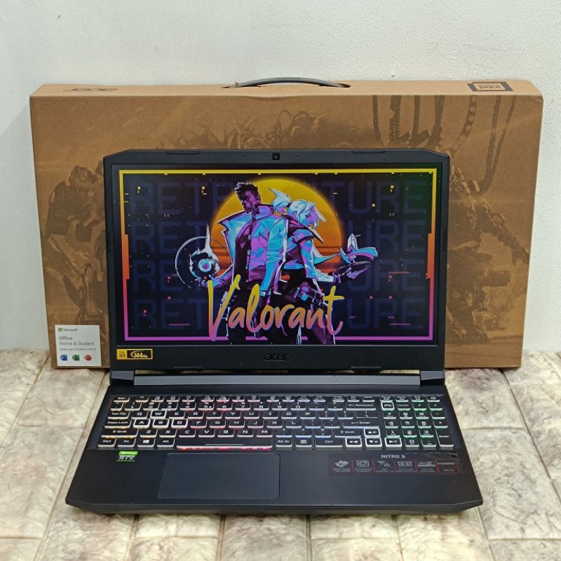 LAPTOP GAMING ACER NITRO 5 INTEL CORE I5-11400H RAM 8 GB SSD 512 GB