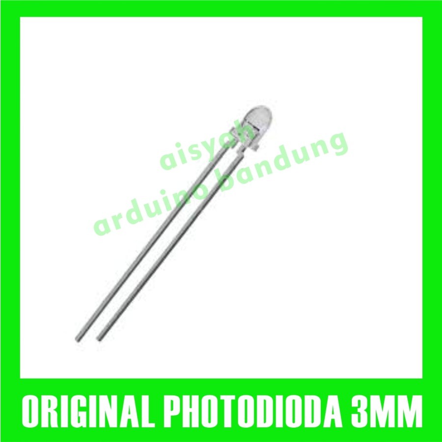 original photodioda 3mm clear photodioda 3 mm sensor garis line sensor