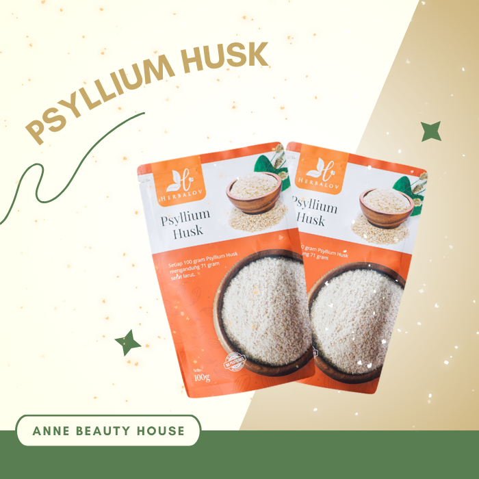 Psyllium Husk Powder Diet Serat Alami  Herbalove