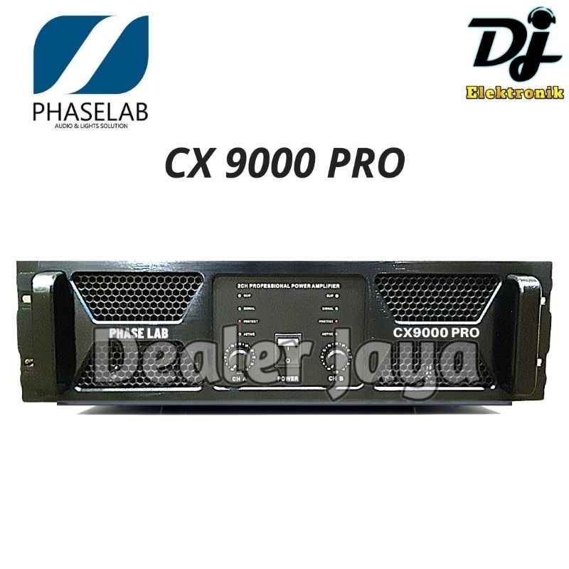 Power Amplifier Phaselab / Phase Lab CX9000 / CX 9000 PRO - 2 channel