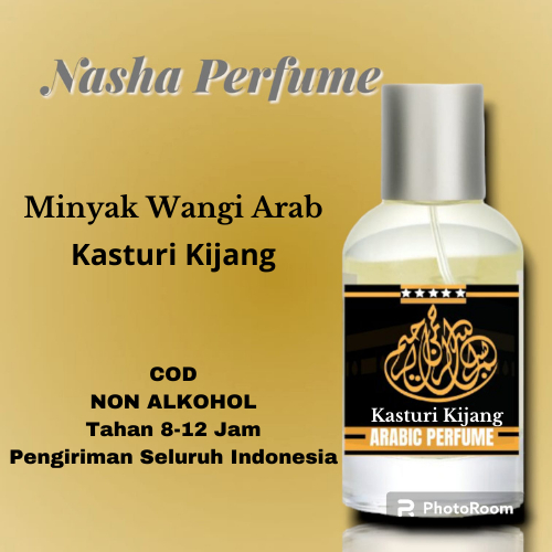 Minyak Wangi Kasturi Kijang 35 Ml Tanpa Campuran Alkohol Tahan Lama