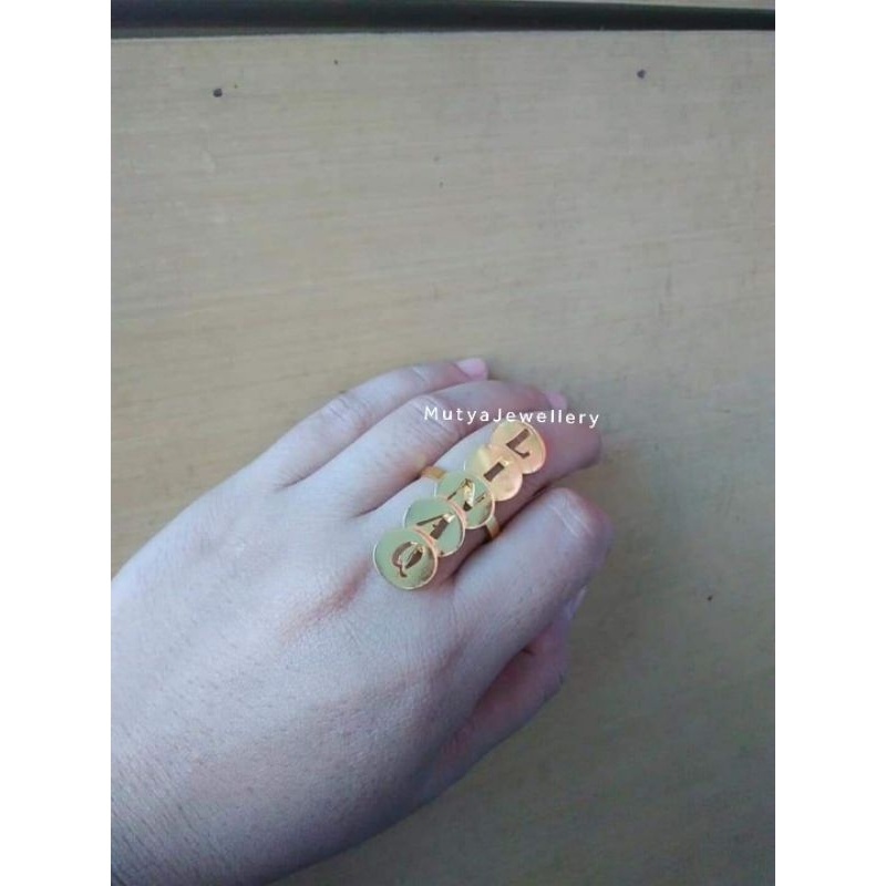 Cincin Costum Nama Sendiri