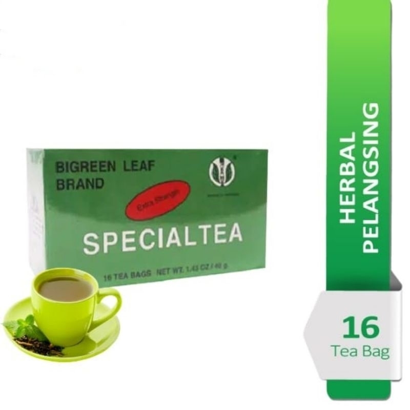 

SPECIAL TEA BIGREEN LEAF TEH PELANGSING SEHAT