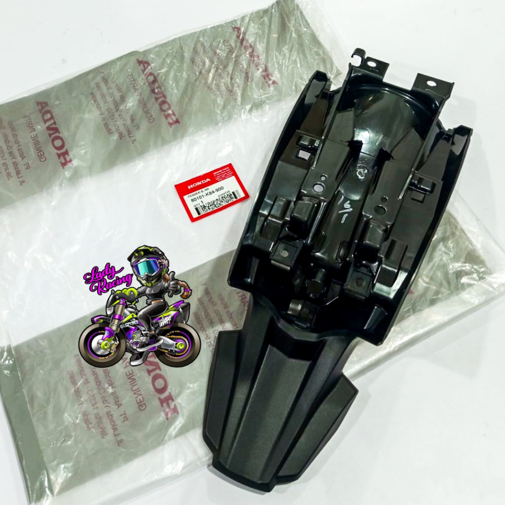 SLEBOR SPAKBOR SAYAP BELAKANG BAGIAN ATAS CRF150 L HONDA ORIGINAL AHM