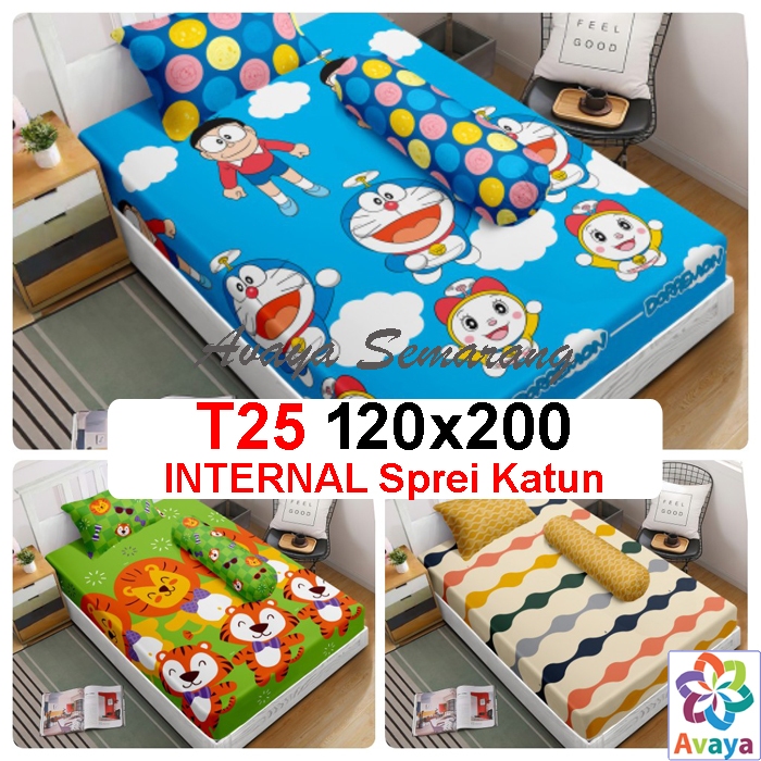 T25 SPREI INTERNAL 120x200 TINGGI 25 cm / SPREI INTERNAL SINGLE TINGGI 25