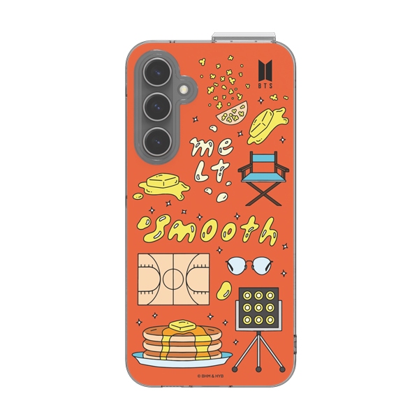 Samsung S23 FE BTS Tag Flat Case - Orange