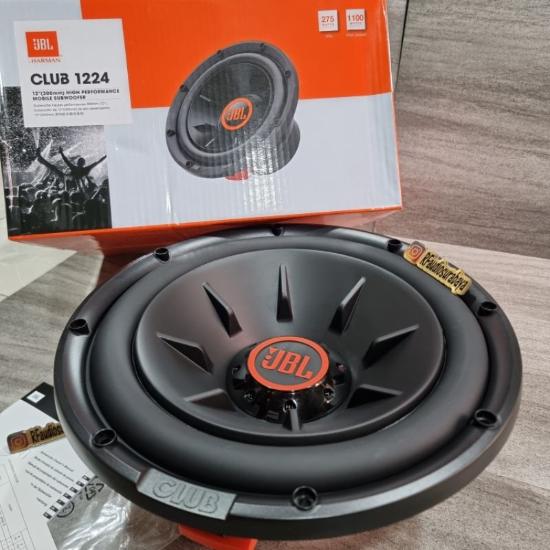 subwoofer JBL club 1224 Original 12 inch doble coil doble magnet