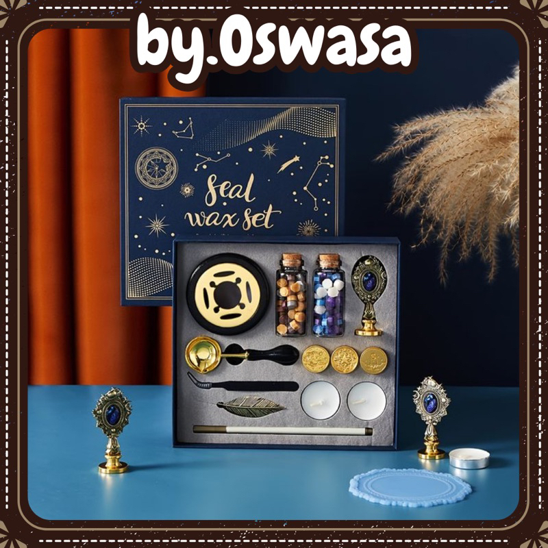 

Seal Wax Beads Set DIY Retro Stempel Segel Lilin Undangan Simple Pernikahan Stempel Surat