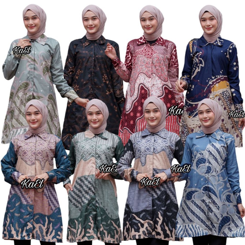 BATIK PAS , Tunik Batik Wanita, Batik Pekalongan, Atasan Wanita Tunik Wanita