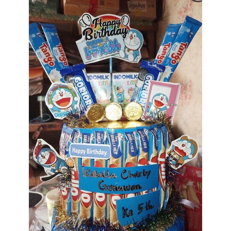 Snack tower coklat/ snack tower ulang tahun/ kado spesial/ hadiah istimewa/snack tower permen
