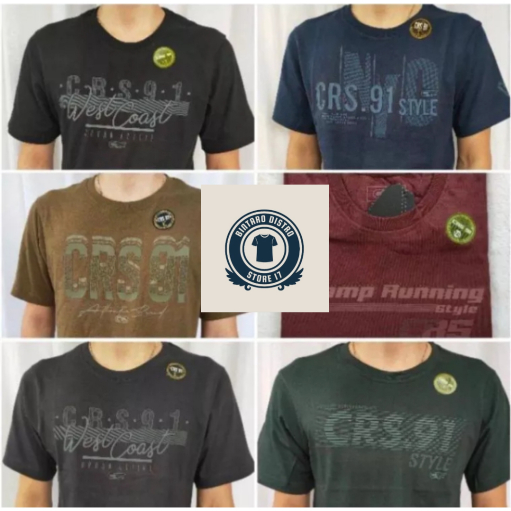 (COD)KAOS CRS 100% ORIGINAL OBLONG CRESIDA TSHIRT KASUAL BAJU KAOS PRIA DISTRO TERBARU KAOS CRESIDA 