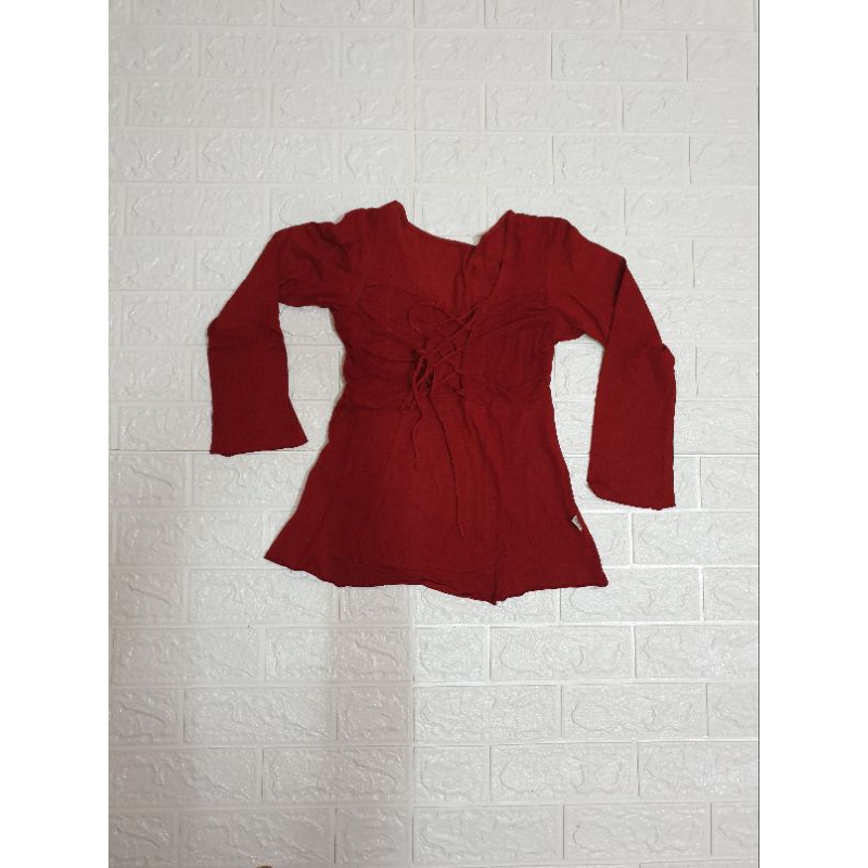 (Pr3loved) baju wanita tali depan