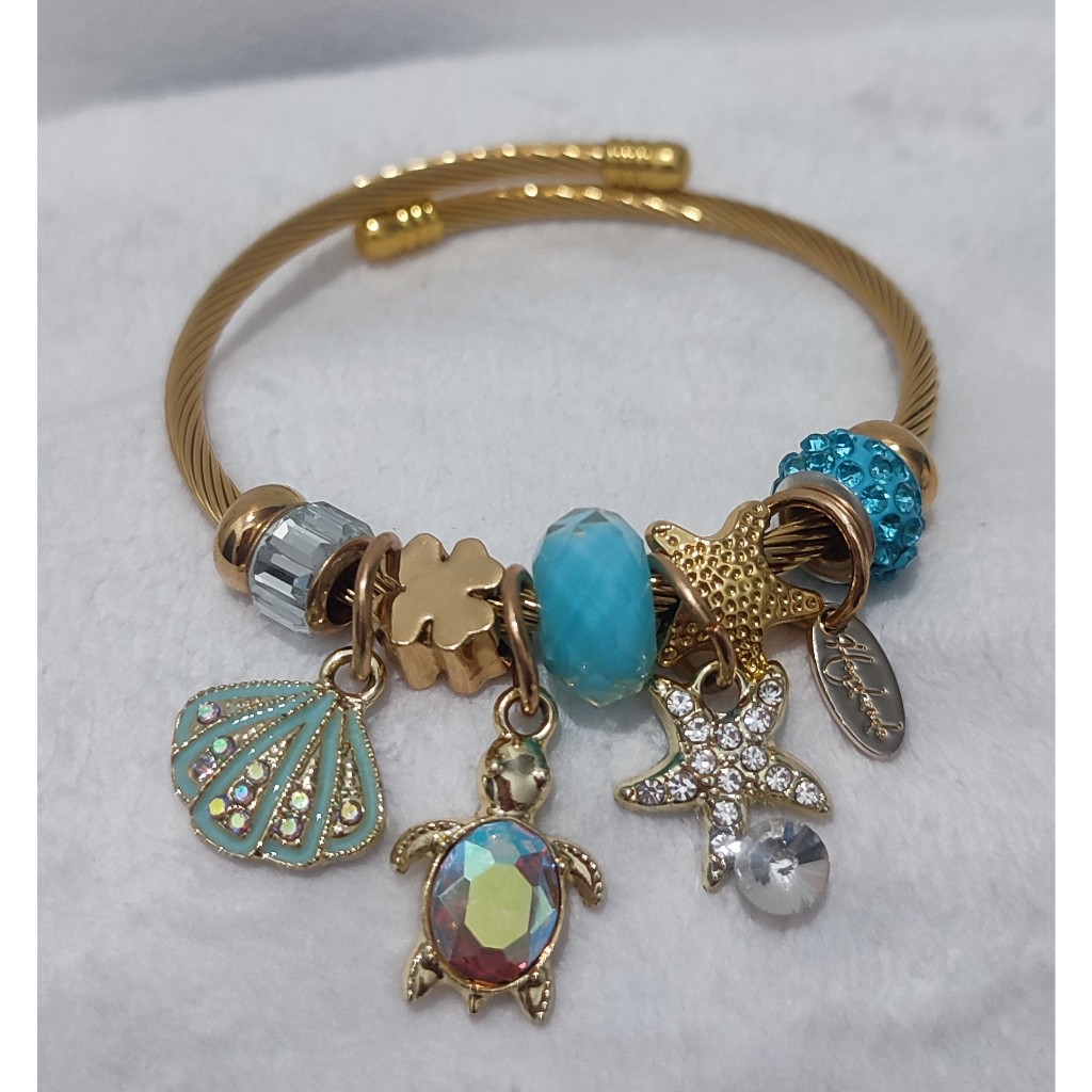 Gelang Pandora Turkey/bracelet/Gelang Cantik/Gelang Unik/Bracelet Gold/bahan Stainless Steel