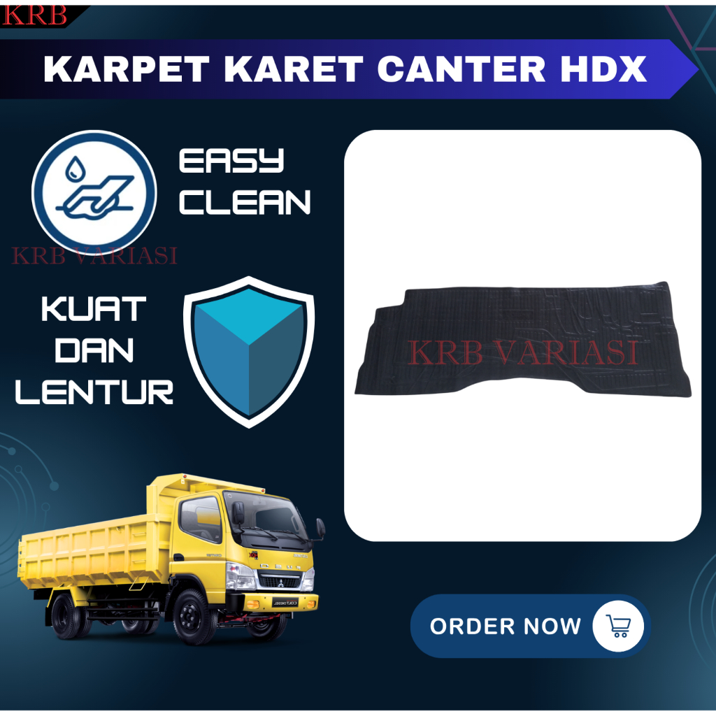 Karpet Karet Alas Lantai Mobil Mitsubishi Canter HDX Karpet Canter FE Super HDX 108PS 136PS 150PS