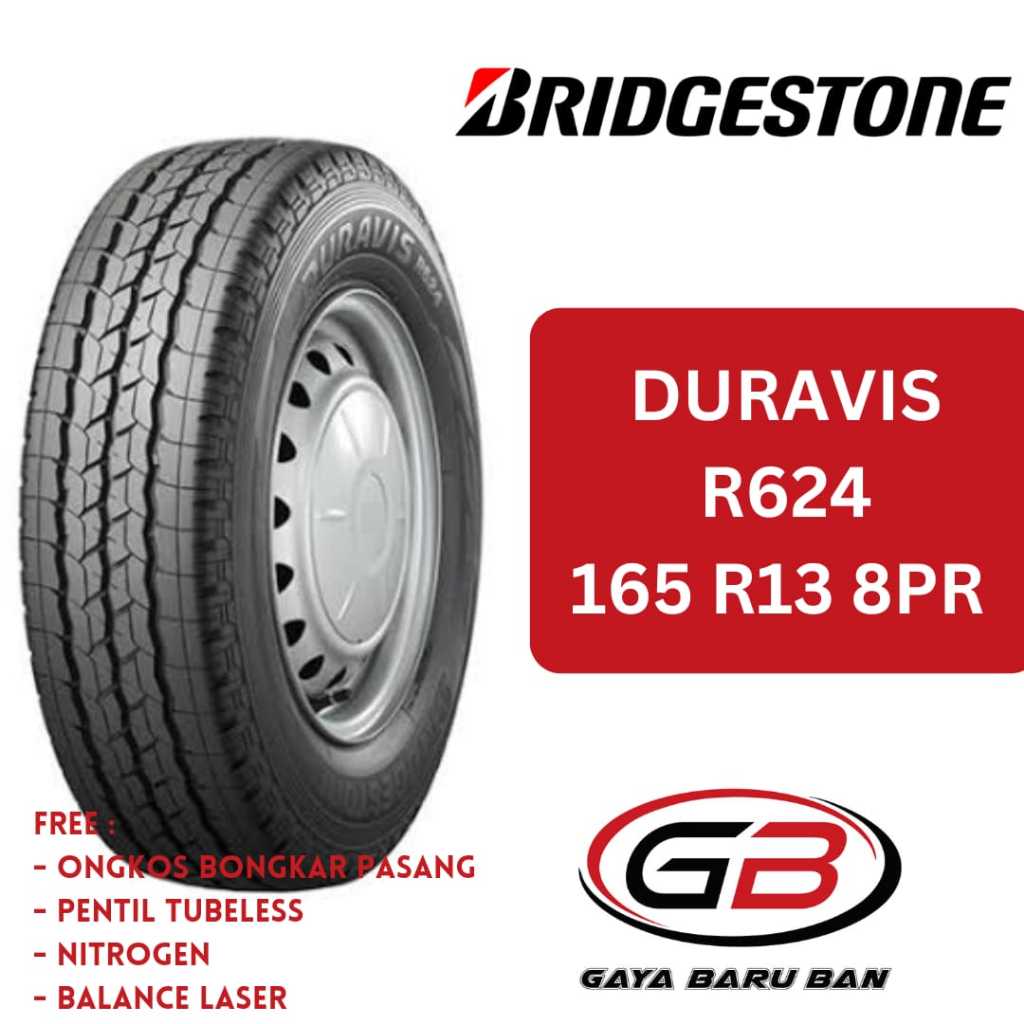 Ban Luar Bridgestone Duravis R624 165R13 8PR